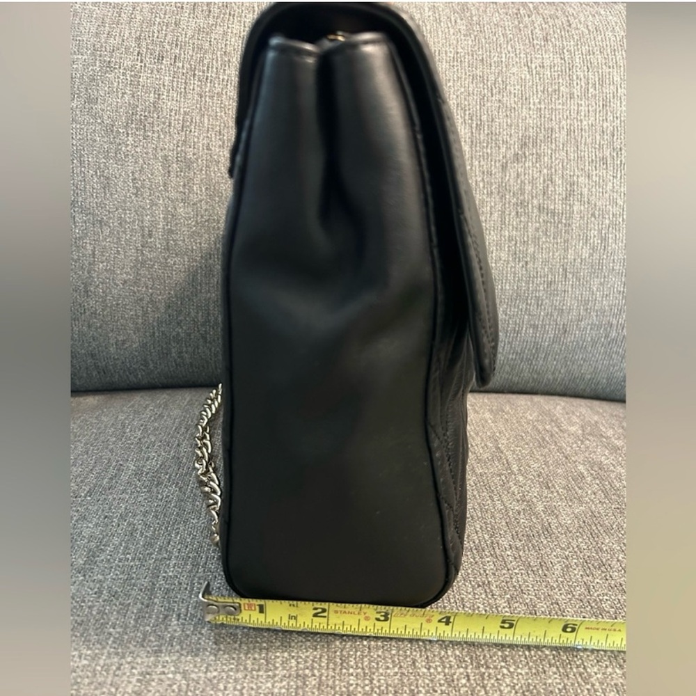 kate spade Quilted Black Leather Chain Strap Backpack - Picture 9 of 10